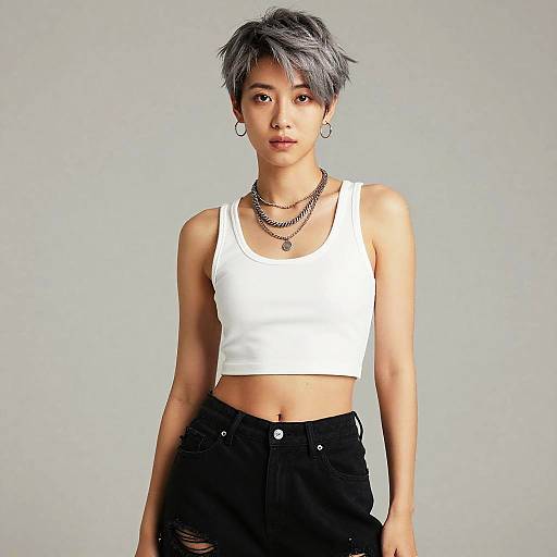 Chic Portrait of a Confident Woman