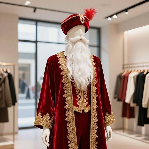 Regal Embroidered Mannequin in Store