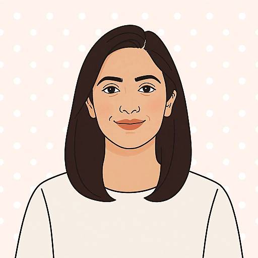 Minimalist South Asian Woman Portrait