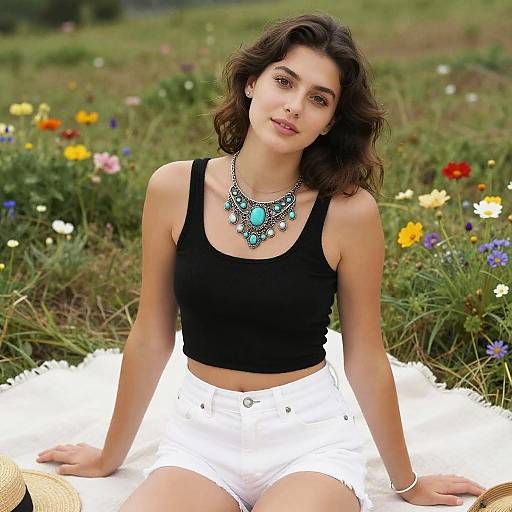 Boho Chic Pear-Shaped Picnic Style