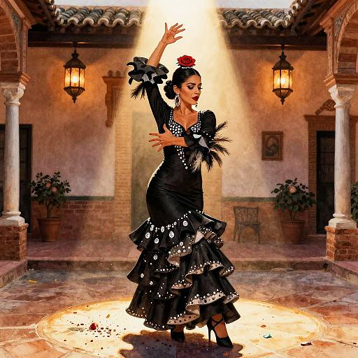 Glamorous Flamenco Dance in Andalusia