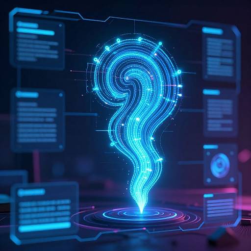 Cyberpunk Digital Trails Navigation