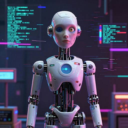 Uncanny Valley AI Art Scene