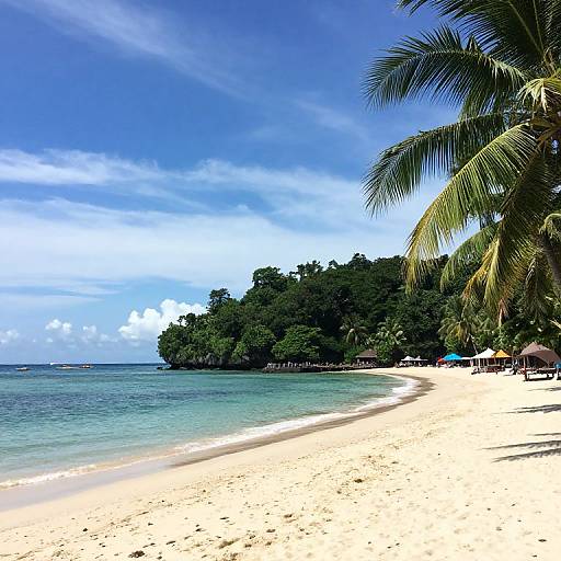 Serene Bayog Beach Campsite View