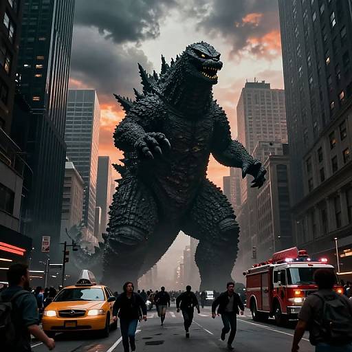 Menacing Godzilla-Like Creature in NYC
