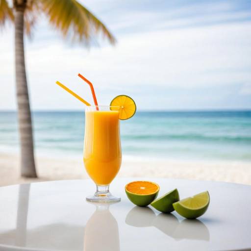Refreshing Beachside Orange Smoothie Delight