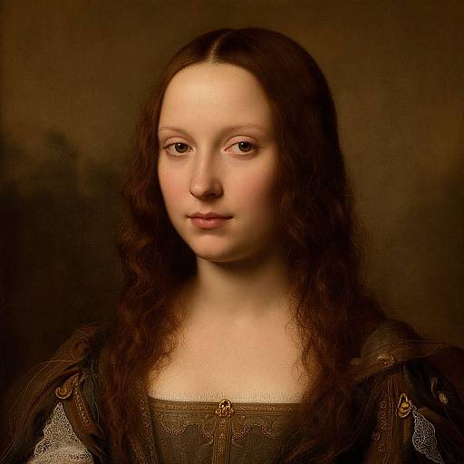 Renaissance Portrait of Young Woman