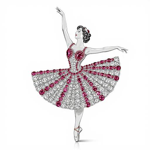 Vintage Van Cleef & Arpels Spanish Dancer Clip