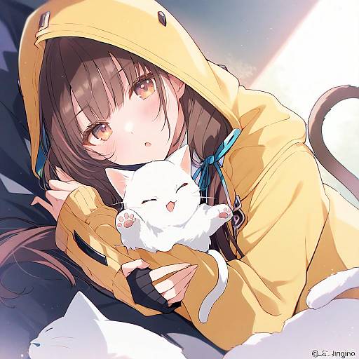 Illustration of Asakura karen (heaven burns red), heaven burns red in the style of U35