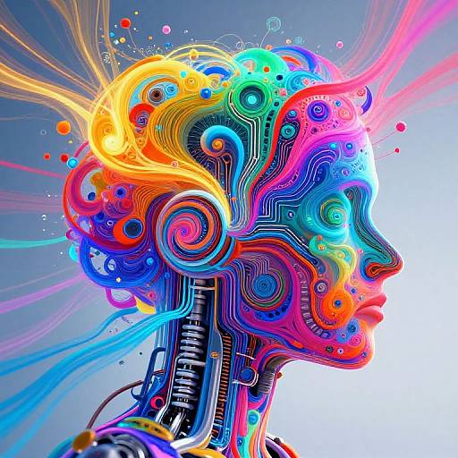 Abstract Creativity with Fractal Robotics