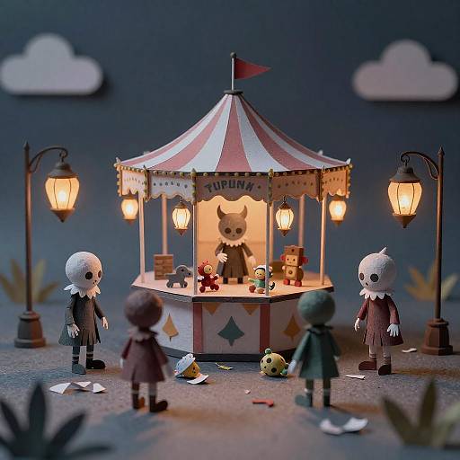 Papercraft Carnival of Trickster Spirits