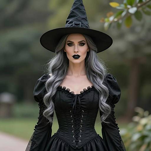 Photorealistic Wicked Witch Costume Portrait