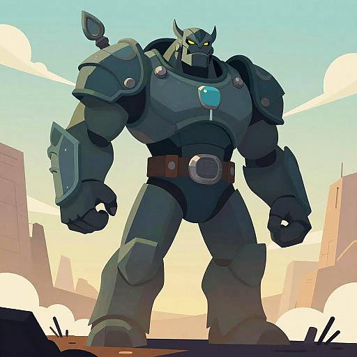 Giant Armored Obsidian Beast