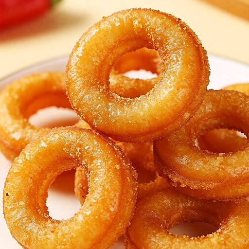Crispy Golden Fried Dough Rings