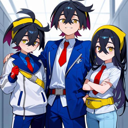 Siblings in Colorful Pokemon Adventures