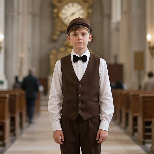 Realistic Parisian Male Costume Portrait