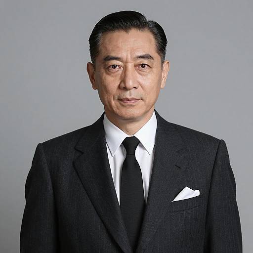 Stylish 1940s Formal Portrait of a Man