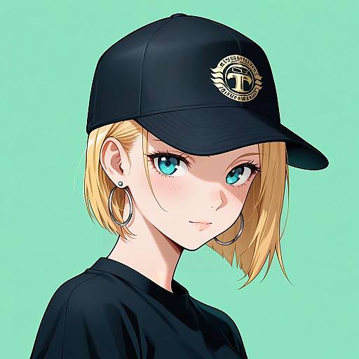 FF7R Style Blonde Girl Portrait