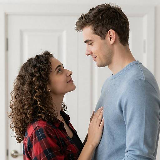 Captivating Couple Portrait in Soft Lighting