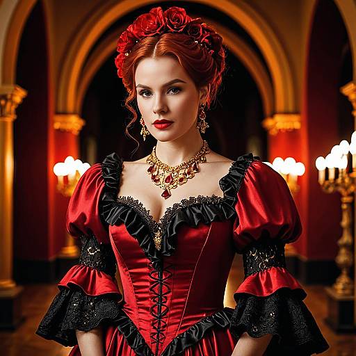 Elegant Spanish Renaissance Halloween Costume