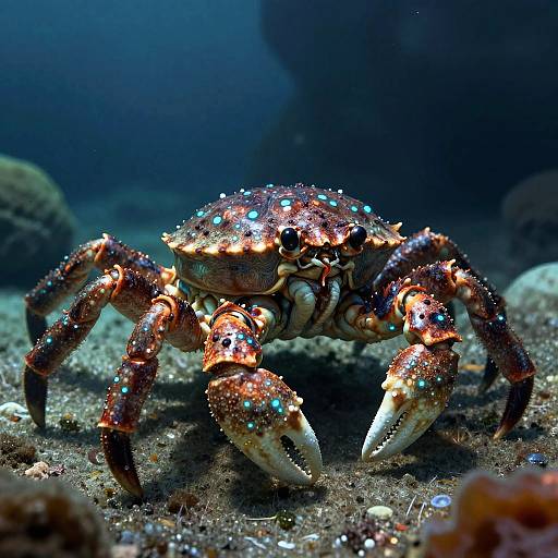 Hyperrealistic Deep-Sea Zoidberg Creature