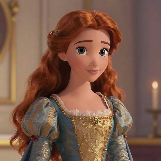 Anastasia Style Young Princess Portrait