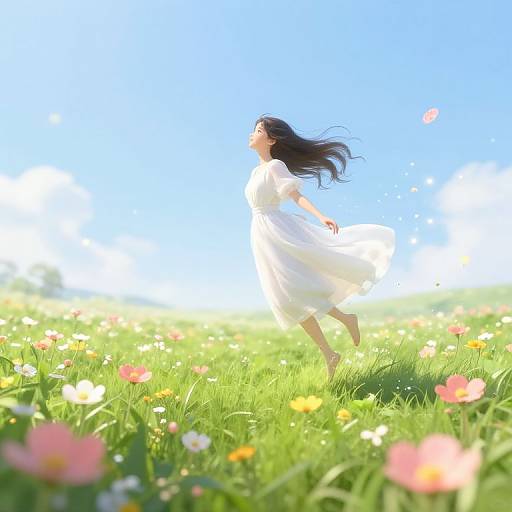 Nekoshoko Among Floating Flowers