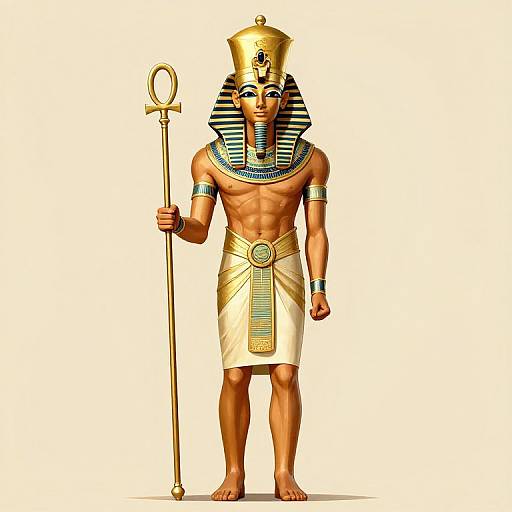 Prize-Winning Egyptian Pharaoh Fantasy Art