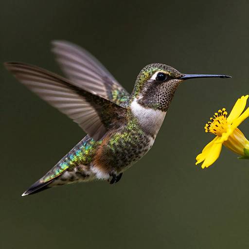 Hyper-Realistic Hummingbird Close-Up