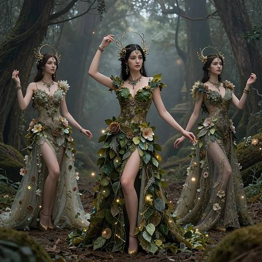 Ethereal Forest Maidens in Fantasy