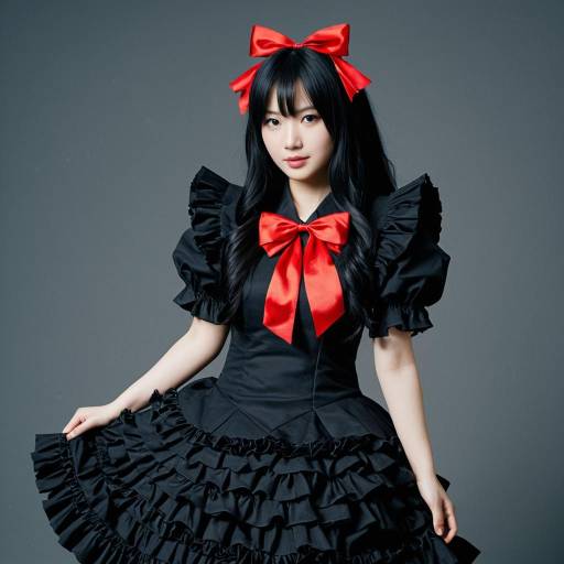 Elegant Minatsuki Takami Cosplay in Black