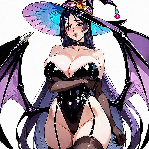 Enchanting Witch with Curvy Appeal