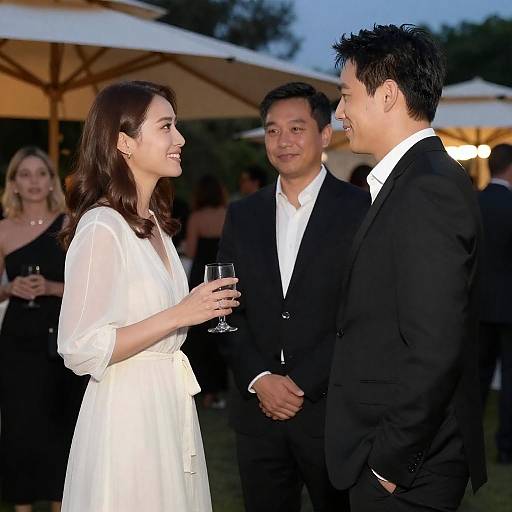 Outdoor Evening Event with Friends