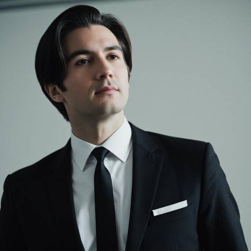 Man in 1960s Style Formal Suit