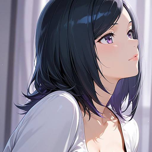 Illustration of Amano maya, persona in the style of P19