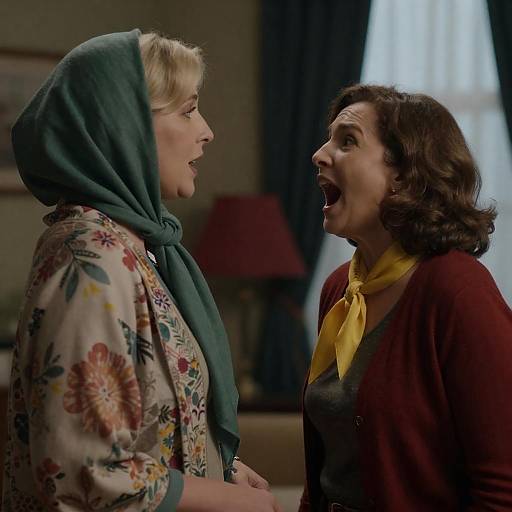 Animated Confrontation in Dimly Lit Room