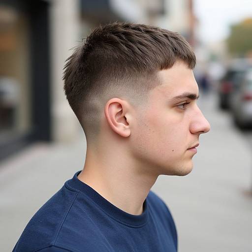 Mohawk Fade on Fit European Man
