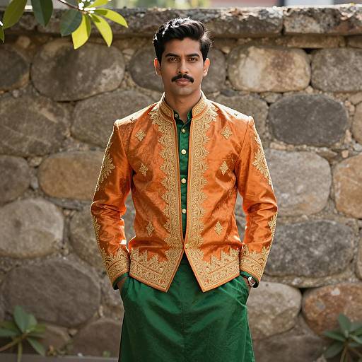 Elegant Adult Bruno Costume Portrait