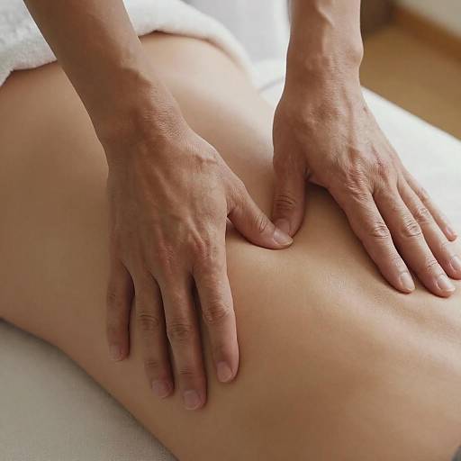 Intimate Massage Close-Up Shot