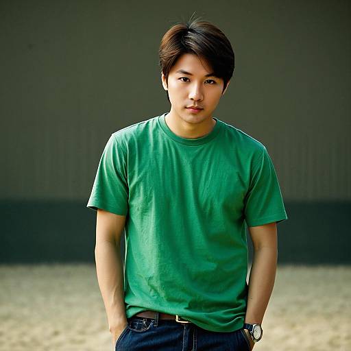 Realistic Solo Portrait of a Male