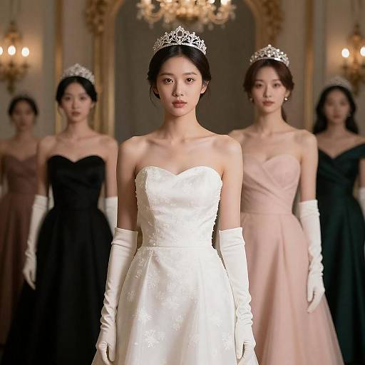 Elegant Formal Gown Photography Scene