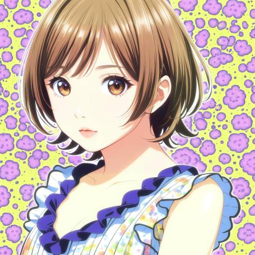Illustration of Aiba yumi, idolmaster in the style of Naruse hirofumi