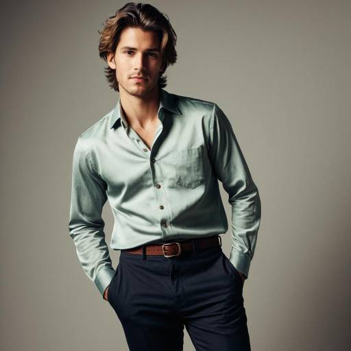Stylish Man Portrait in Studio Lighting