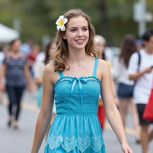 Mermaid Parade Blue Dress Costume