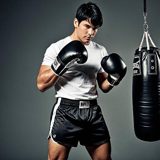 Tough Boxer Costume with Masculine Features