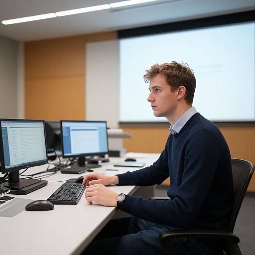 Modern Ivy League Lecture Scene