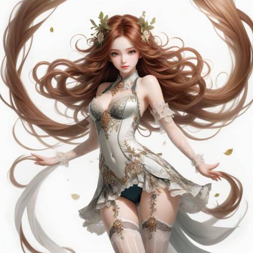 Mysterious Beauty in Elegant Lingerie