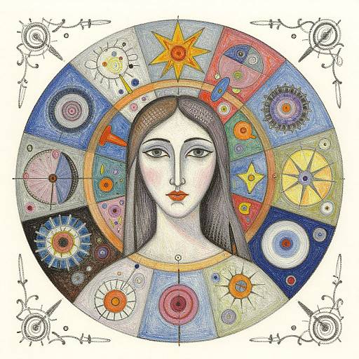 Esoteric Wölfli-Style Album Cover