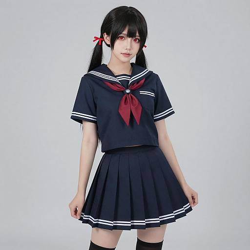 Cosplay photo of munetani mashiro. Costume clothes