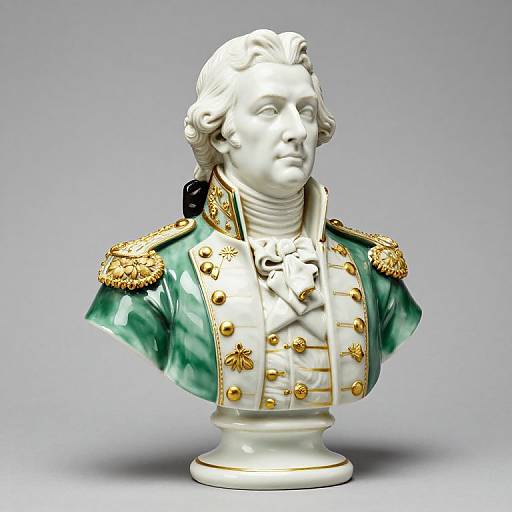 Ceramic Bust of King George III